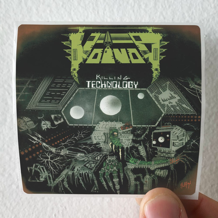 Voivod Killing Technology Album Cover Sticker