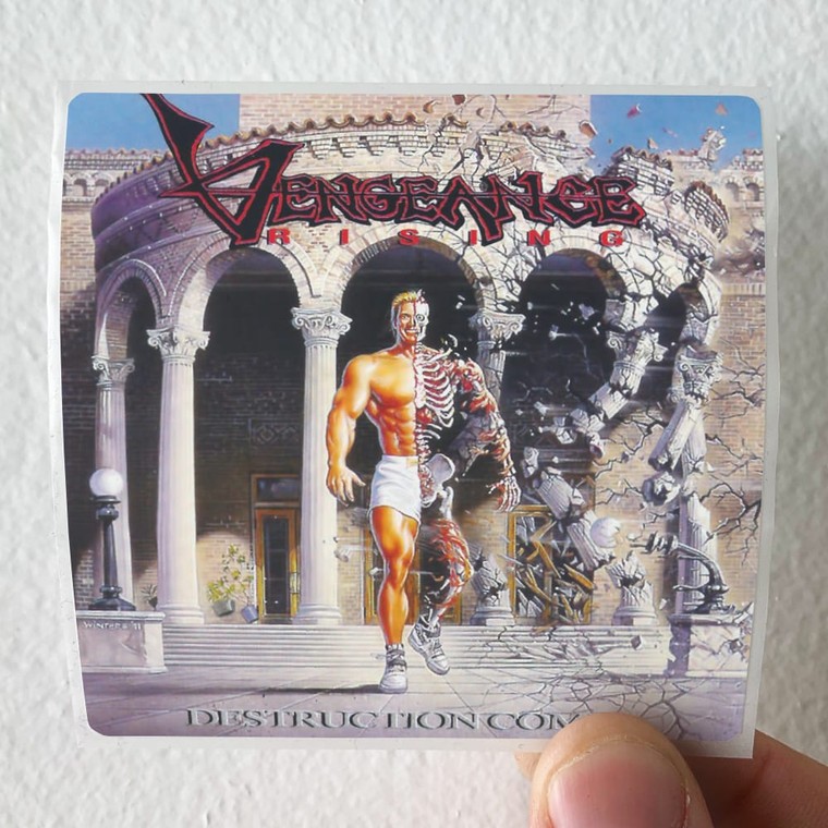 Vengeance Rising Destruction Comes Album Cover Sticker