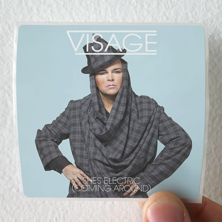 Visage Shes Electric Coming Around Album Cover Sticker