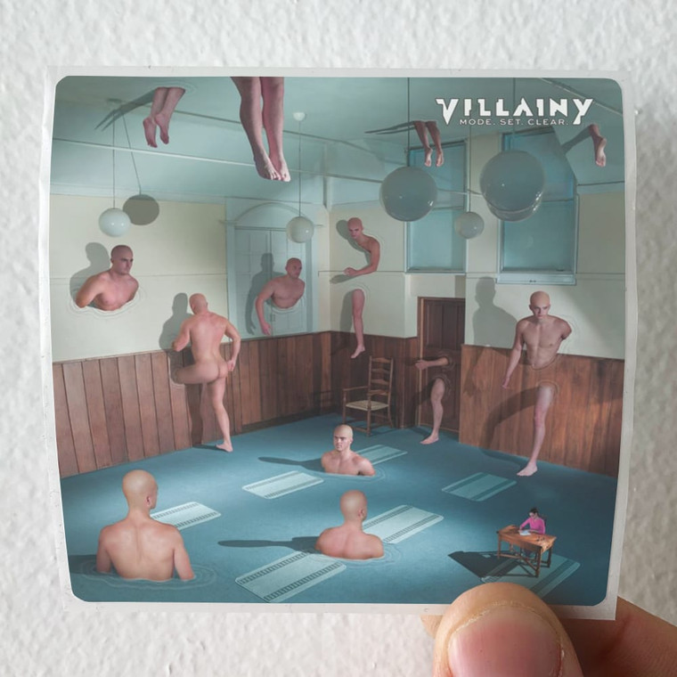 Villainy Mode Set Clear Album Cover Sticker