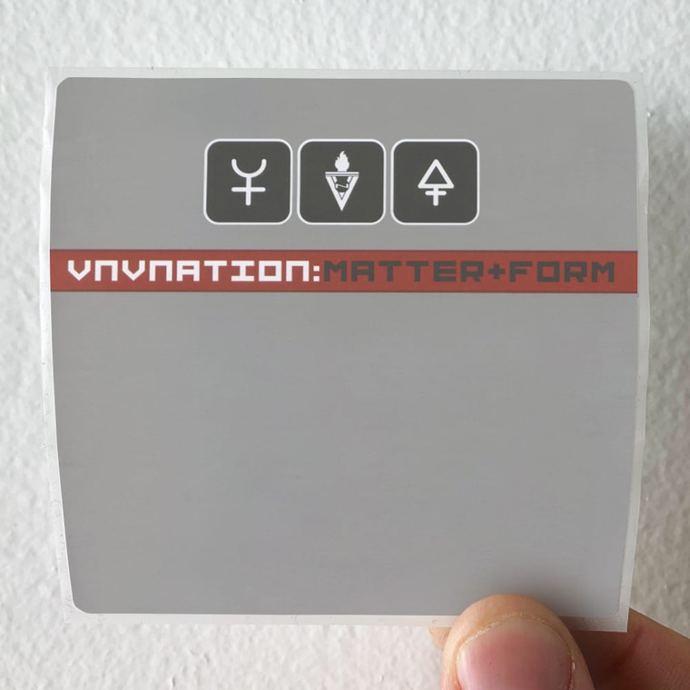 VNV Nation Matterform Album Cover Sticker