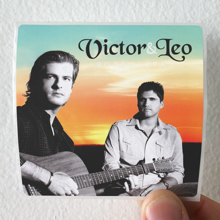 Victor and Leo Borboletas Album Cover Sticker