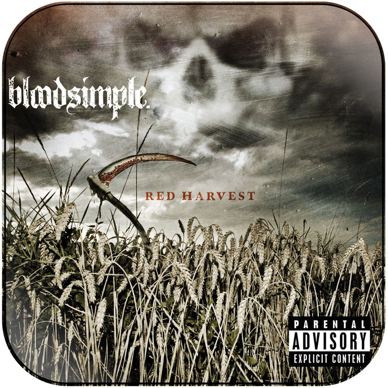 bloodsimple Brutally Butchered Album Cover Sticker Album Cover Sticker
