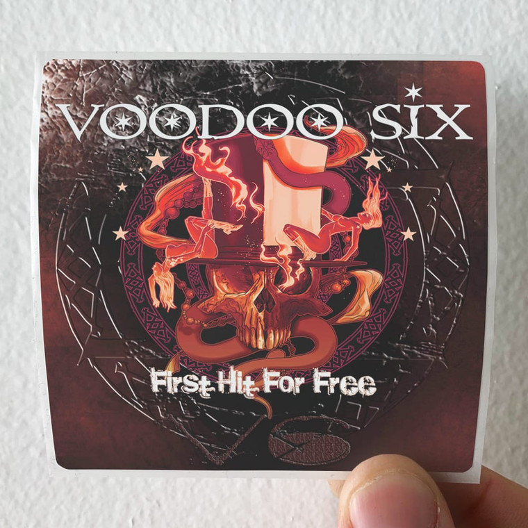 Voodoo Six First Hit For Free Album Cover Sticker Voodoo Six First Hit For Free Album Cover Sticker