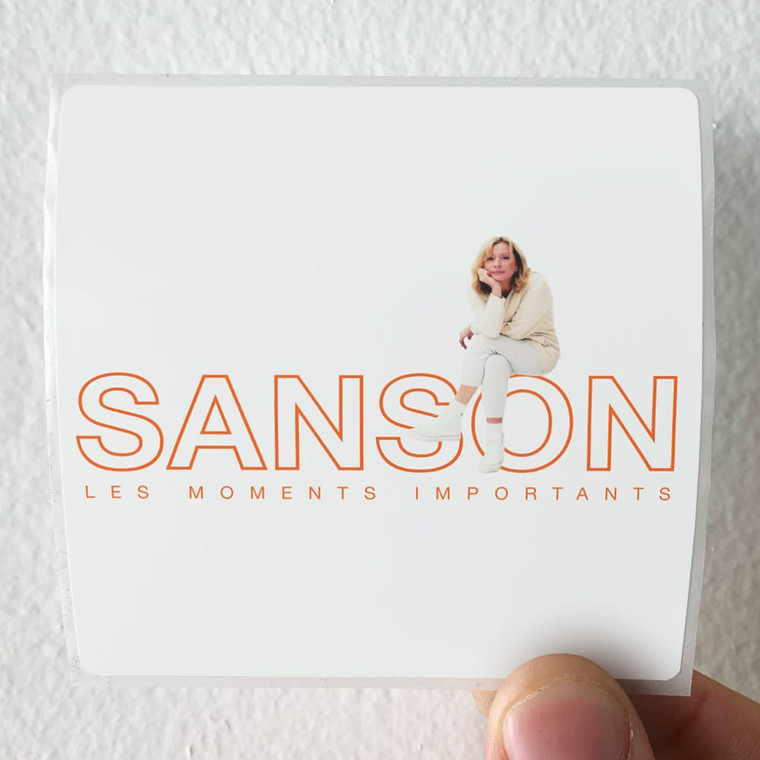 Veronique Sanson Les Moments Importants Album Cover Sticker