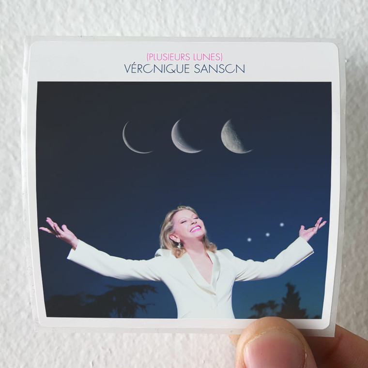 Veronique Sanson Plusieurs Lunes Album Cover Sticker