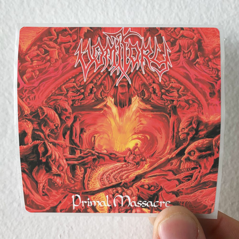 Vomitory Primal Massacre Album Cover Sticker