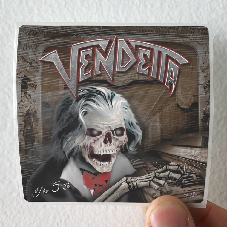 Vendetta The 5Th Album Cover Sticker