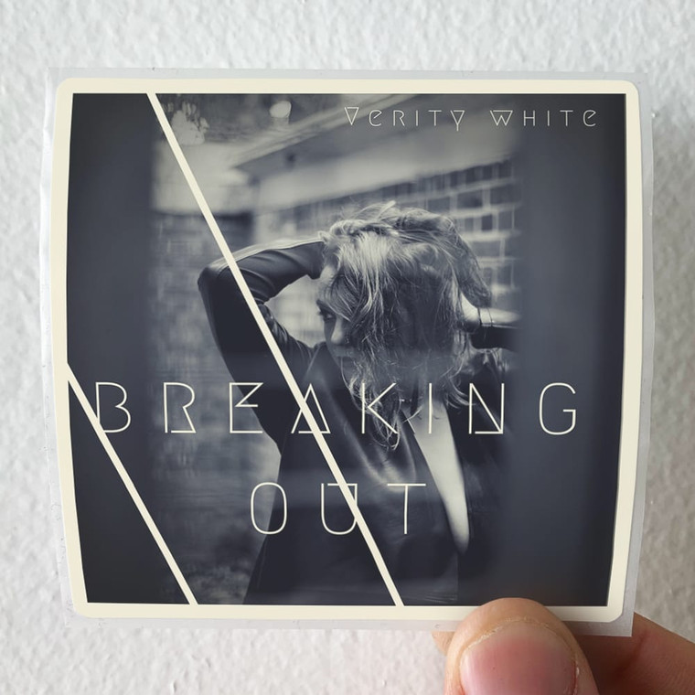 Verity White Breaking Out Album Cover Sticker