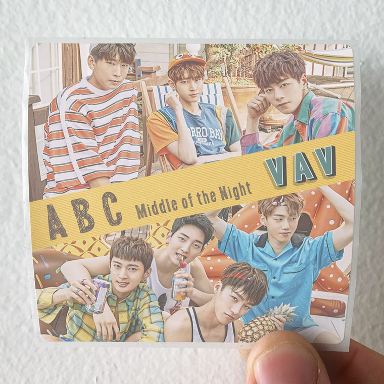 VAV Abc Middle Of The Night Album Cover Sticker