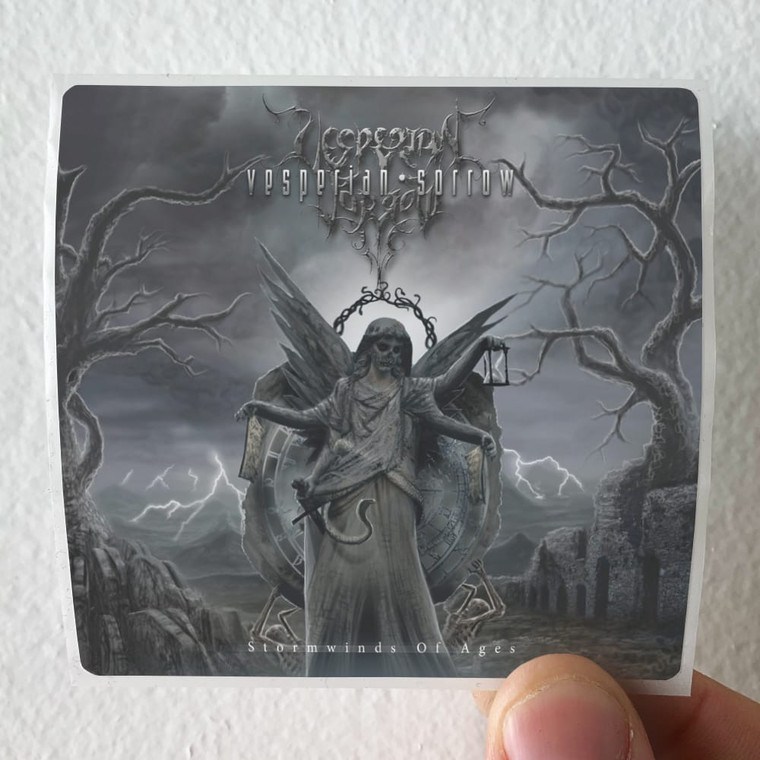 Vesperian Sorrow Stormwinds Of Ages Album Cover Sticker