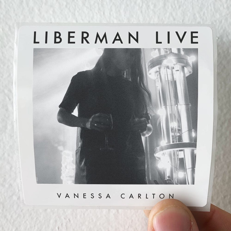 Vanessa Carlton Liberman Live Album Cover Sticker Vanessa Carlton Liberman Live Album Cover Sticker