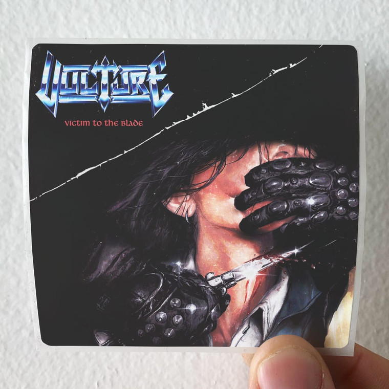 Vulture Victim To The Blade Album Cover Sticker