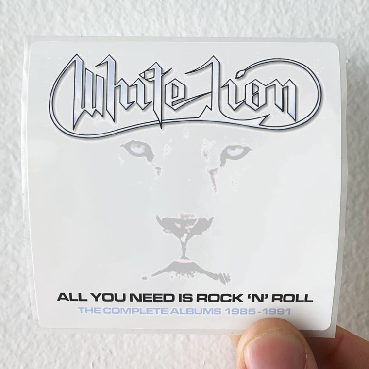 White Lion All You Need Is Rock N Roll The Complete Albums 19851991 Album Cover Sticker