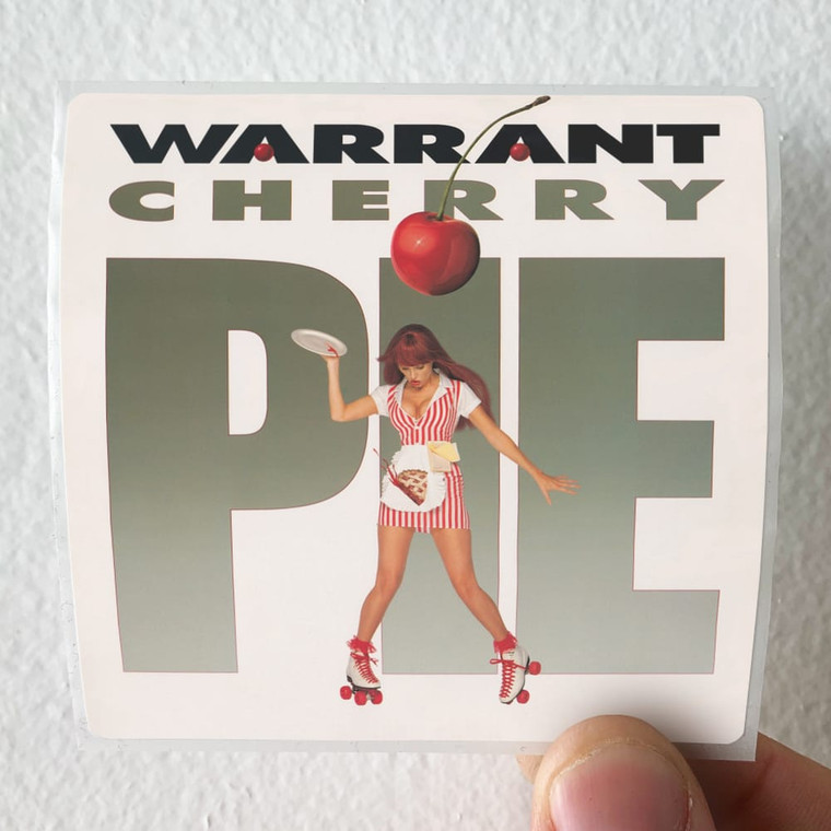 Warrant Cherry Pie Album Cover Sticker
