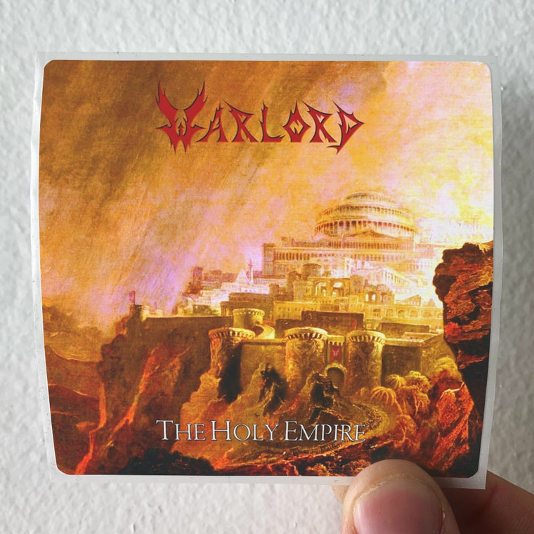 Warlord The Holy Empire Album Cover Sticker