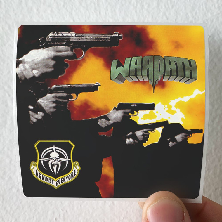 Warpath Against Everyone Album Cover Sticker