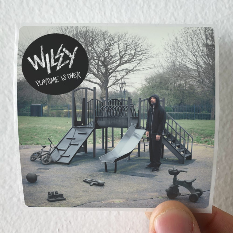 Wiley Playtime Is Over Album Cover Sticker