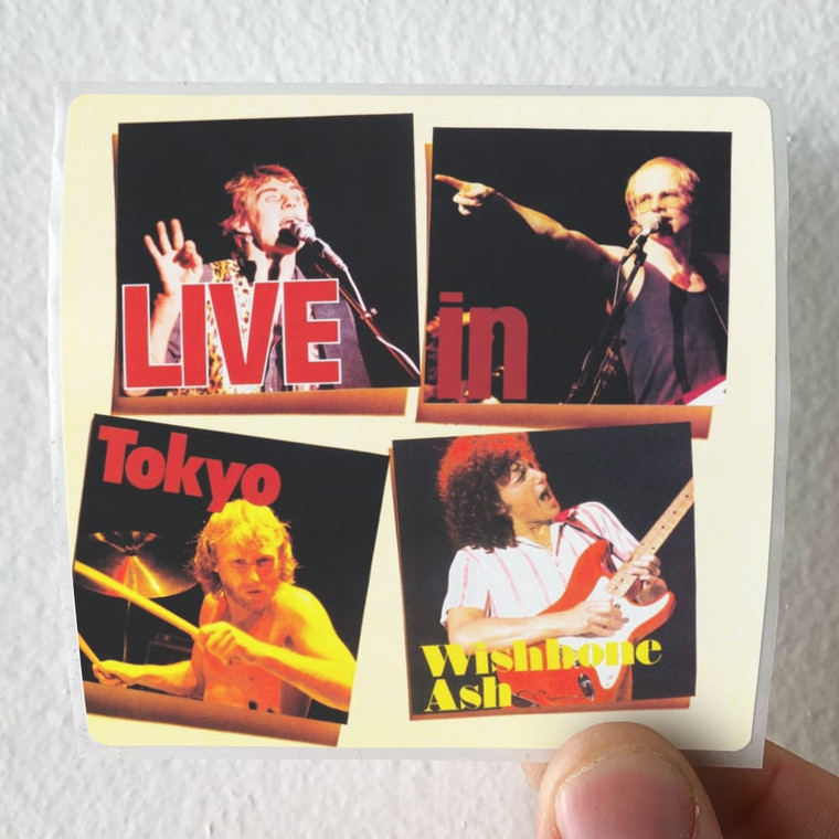 Wishbone Ash Live In Tokyo Album Cover Sticker