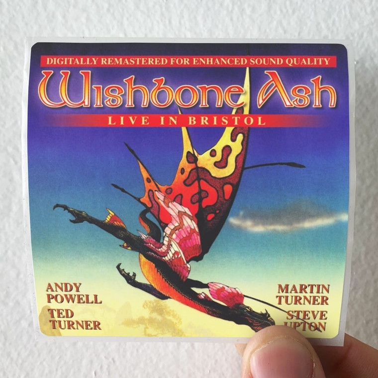 Wishbone Ash Wishbone Ash Live In Bristol Album Cover Sticker