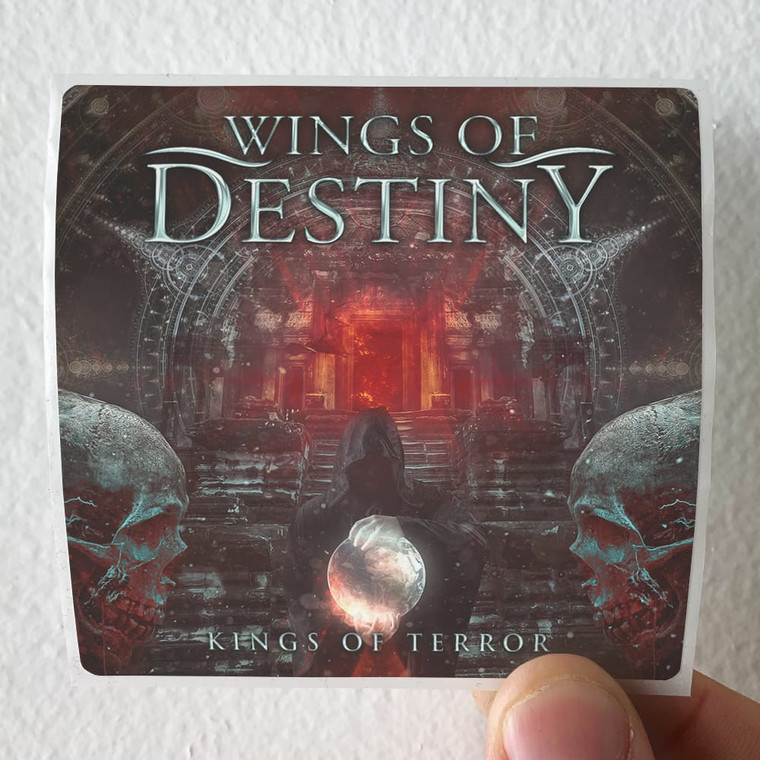 Wings of Destiny Kings Of Terror Album Cover Sticker