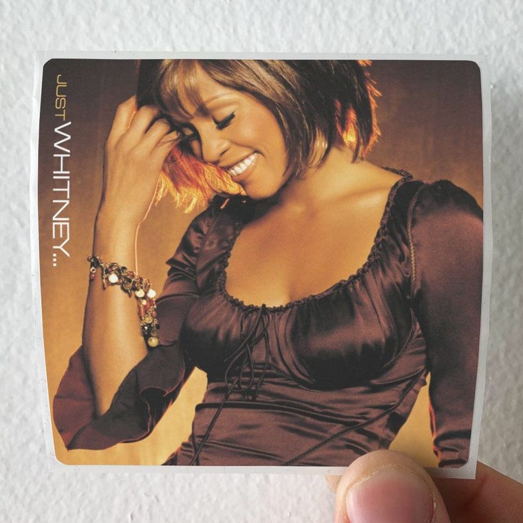 Whitney Houston Just Whitney Album Cover Sticker