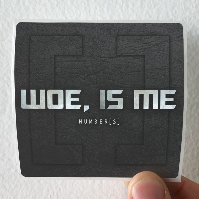 Woe Is Me Numbers 1 Album Cover Sticker