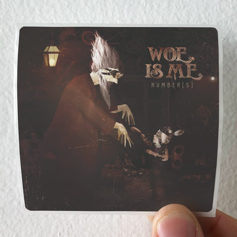 Woe Is Me Numbers Album Cover Sticker