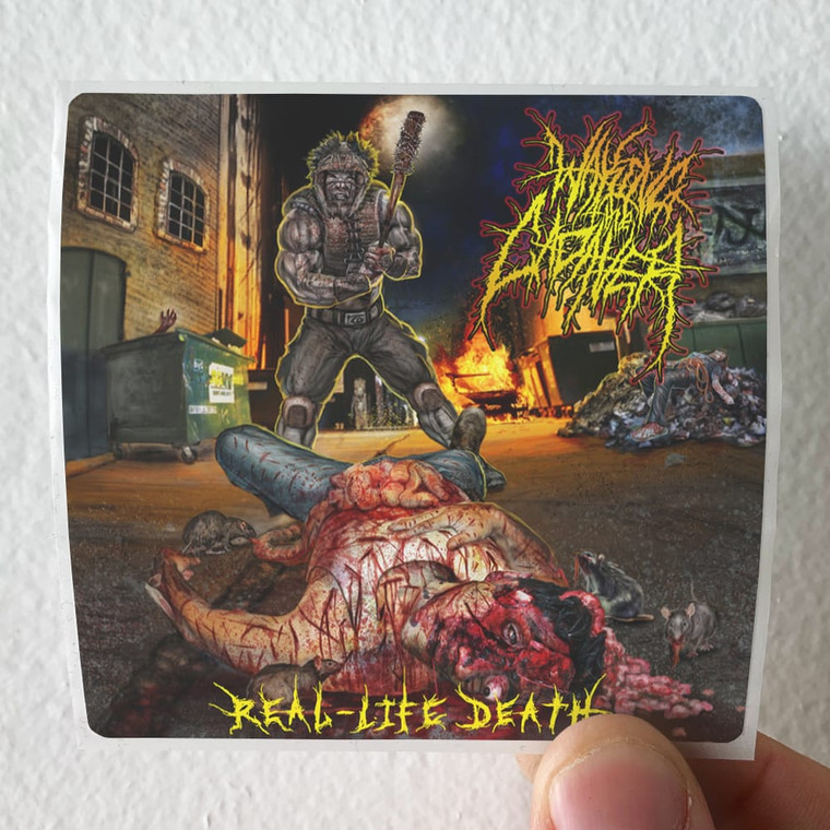 Waking the Cadaver Real Life Death Album Cover Sticker