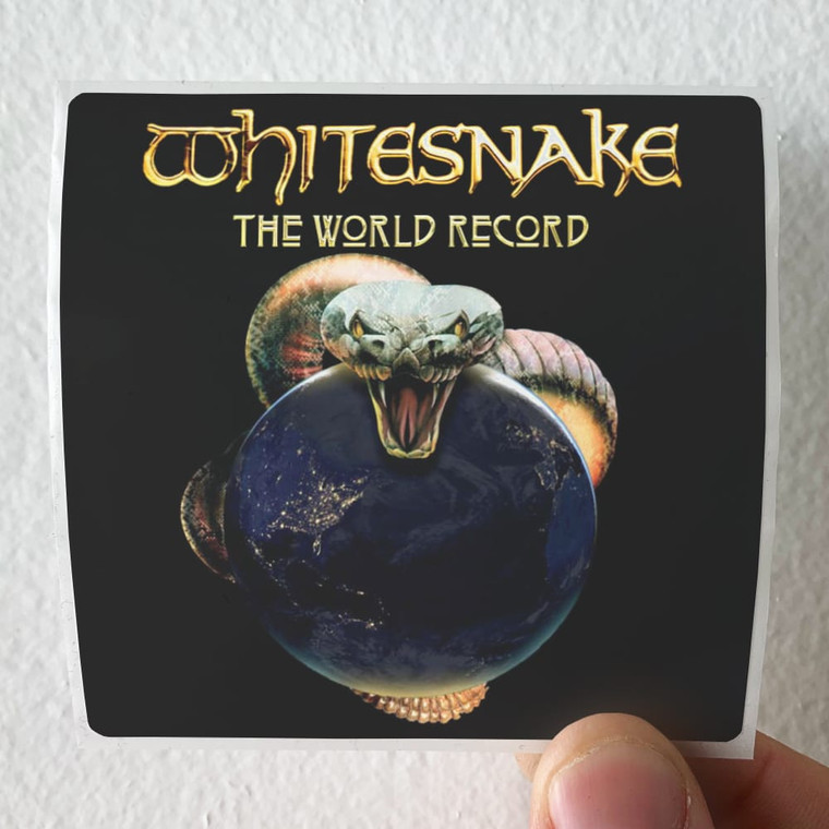 Whitesnake Made In Britain The World Record 1 Album Cover Sticker
