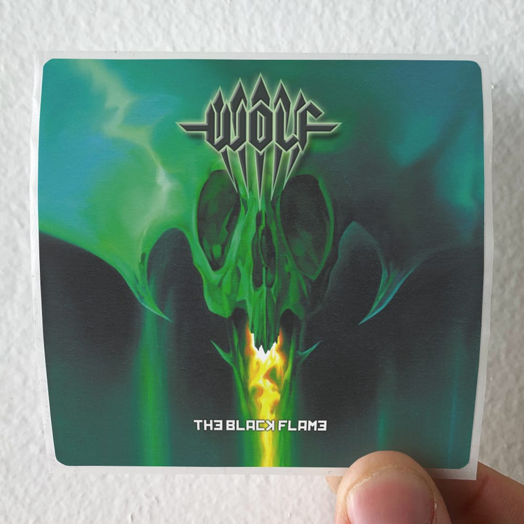 Wolf The Black Flame Album Cover Sticker