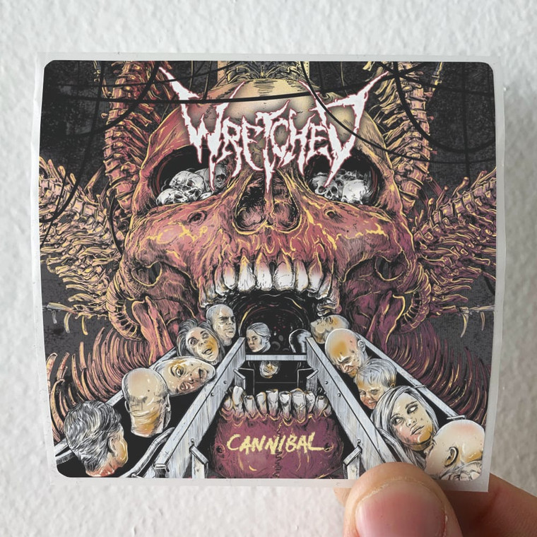 Wretched Cannibal Album Cover Sticker