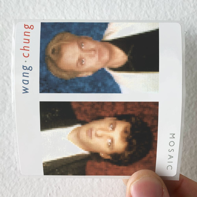 Wang Chung Mosaic Album Cover Sticker