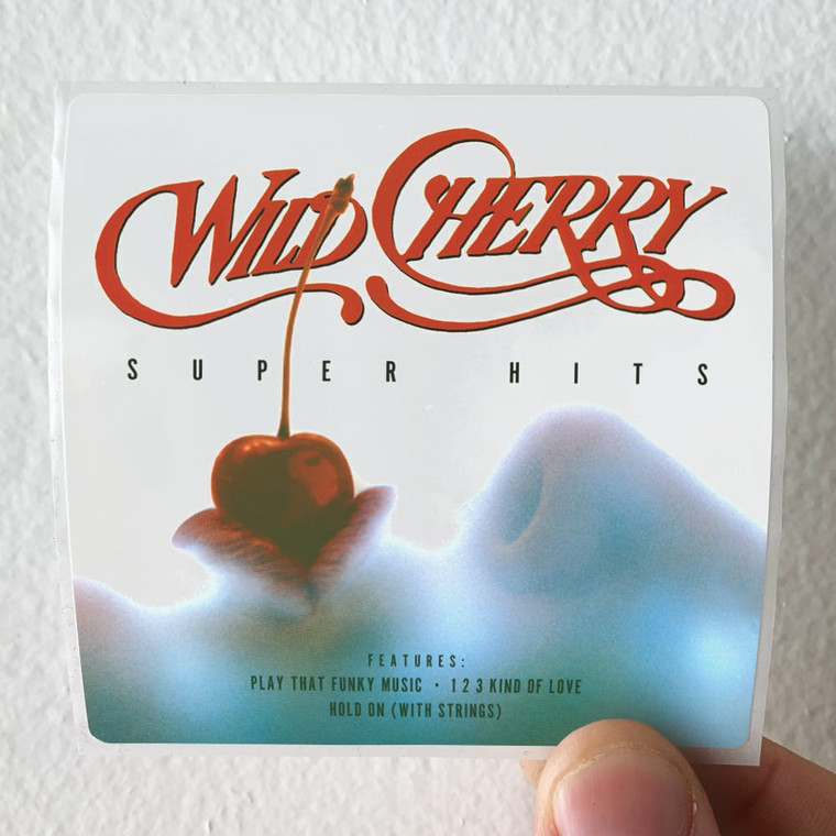 Wild Cherry Super Hits Album Cover Sticker