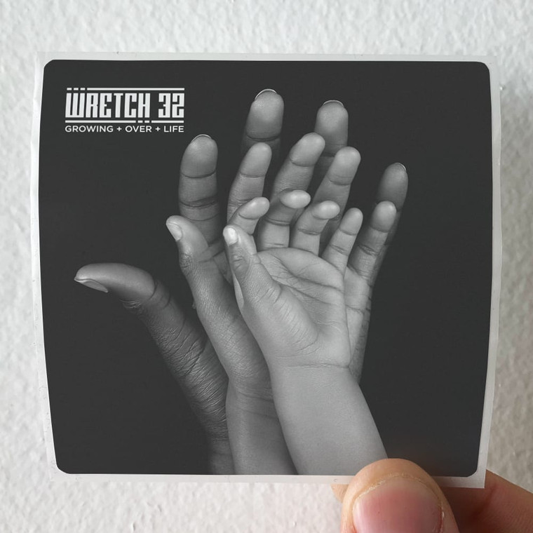 Wretch 32 Growing Over Life Album Cover Sticker
