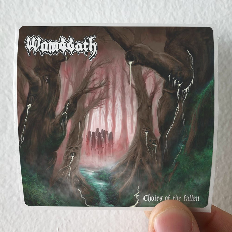 Wombbath Choirs Of The Fallen Album Cover Sticker Wombbath Choirs Of The Fallen Album Cover Sticker