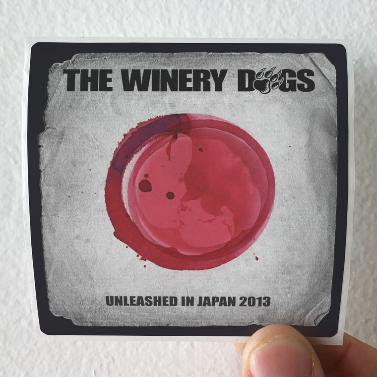 Winery Dogs Unleashed In Japan 2013 Album Cover Sticker
