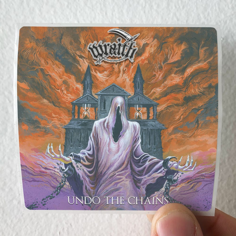 Wraith Undo The Chains Album Cover Sticker