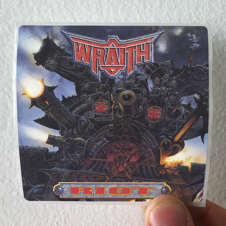 Wraith Riot Album Cover Sticker