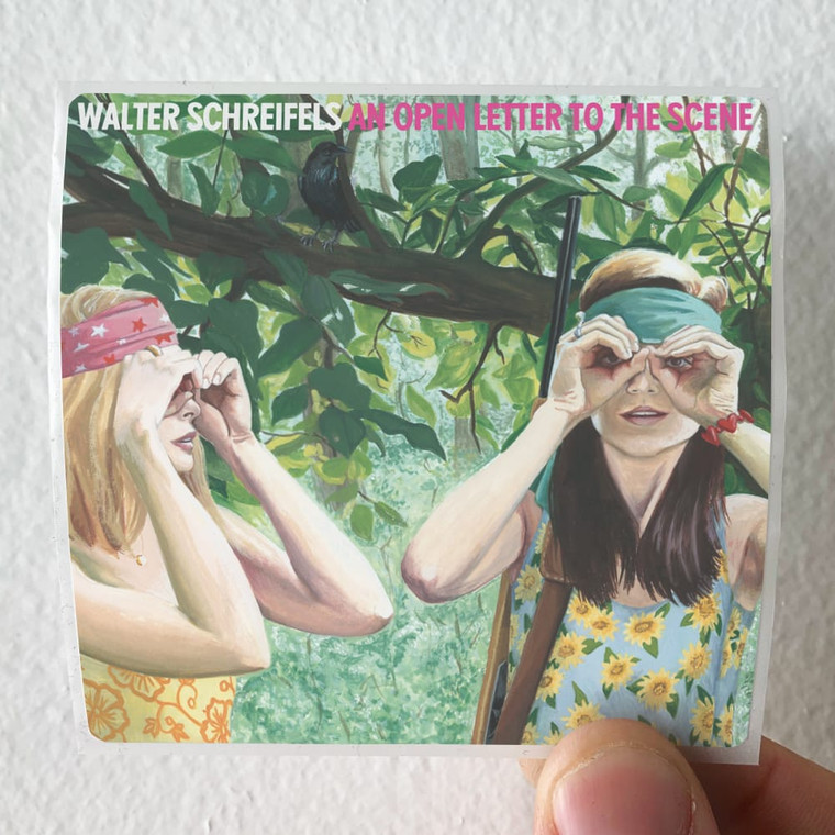 Walter Schreifels An Open Letter To The Scene Album Cover Sticker