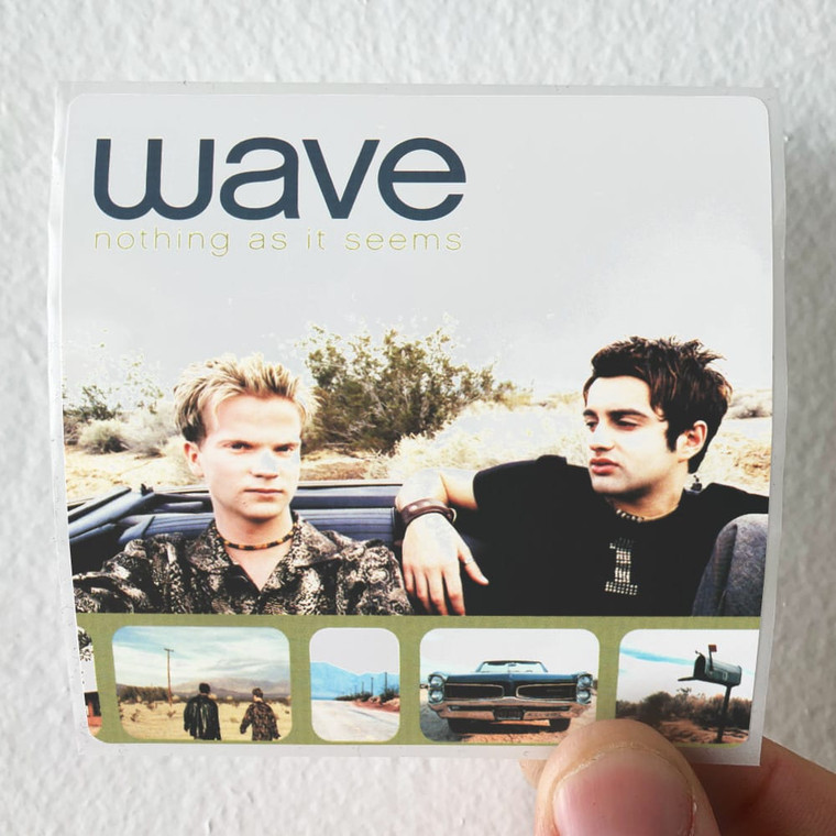 Wave Nothing As It Seems Album Cover Sticker