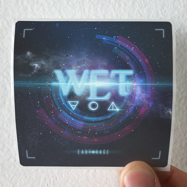 WET Albumcover Earthrage 5Fa694Ef1D2F6 Album Cover Sticker