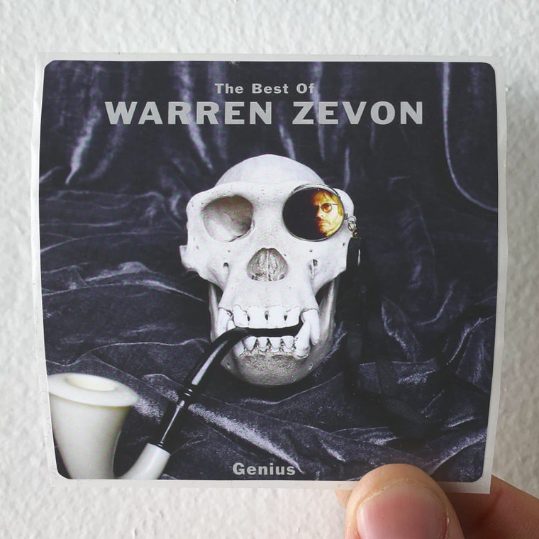 Warren Zevon Genius The Best Of Warren Zevon Album Cover Sticker