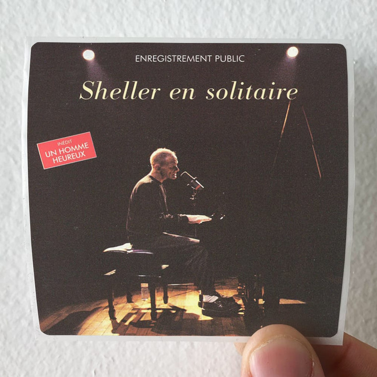 William Sheller Sheller En Solitaire Album Cover Sticker William Sheller Sheller En Solitaire Album Cover Sticker