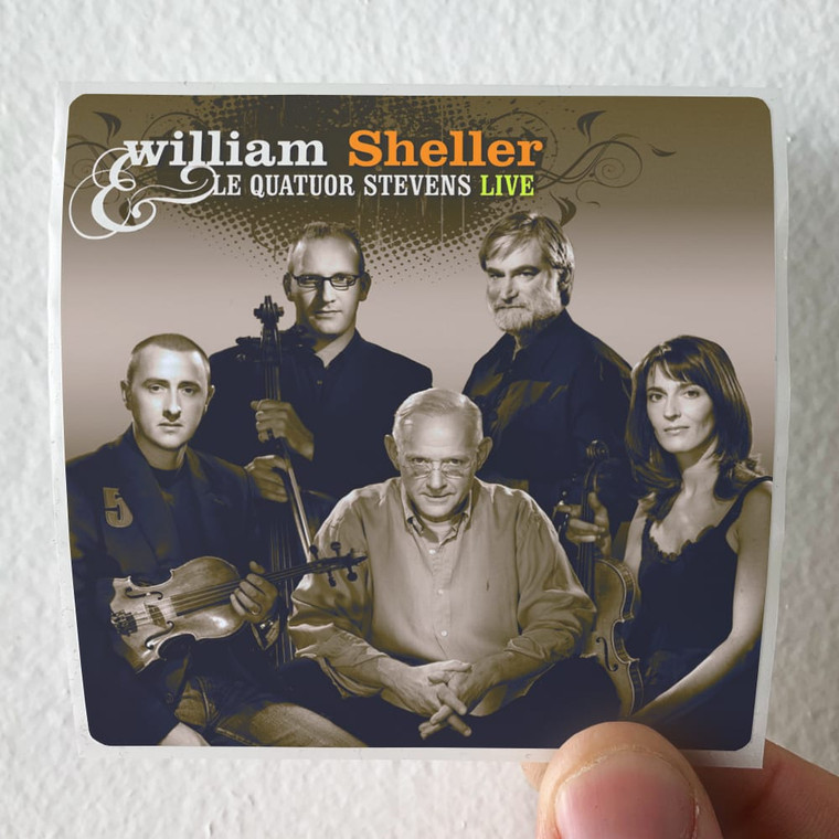William Sheller Le Quatuor Stevens Live Album Cover Sticker