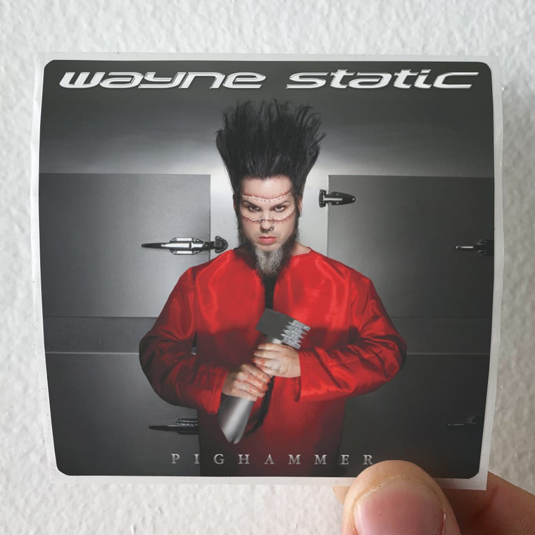 Wayne Static Pighammer Album Cover Sticker