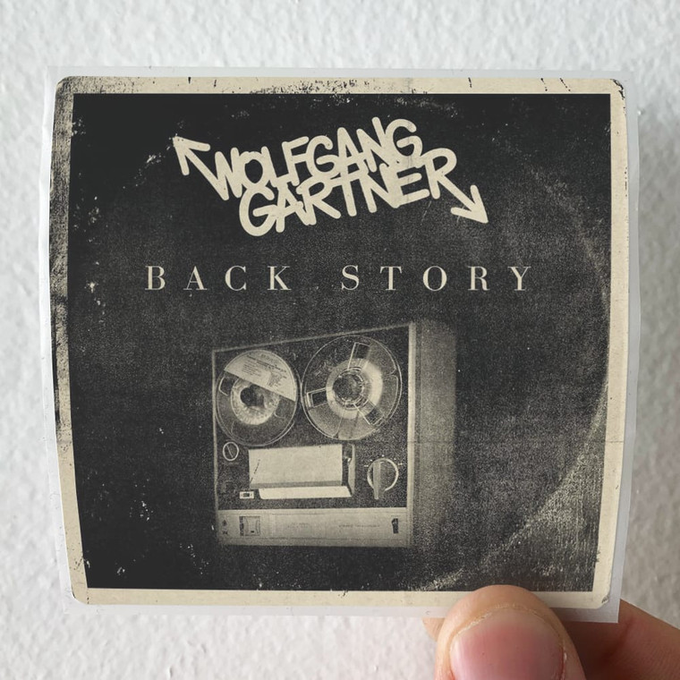 Wolfgang Gartner Back Story Album Cover Sticker