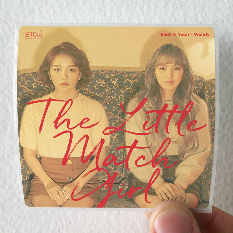 WENDY The Little Match Girl Album Cover Sticker
