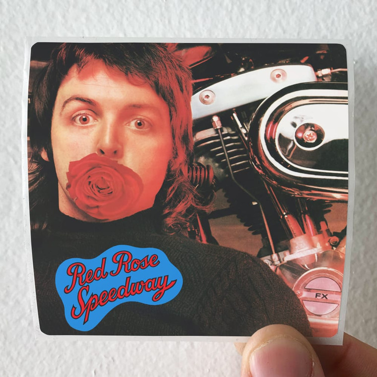 Wings Red Rose Speedway Album Cover Sticker