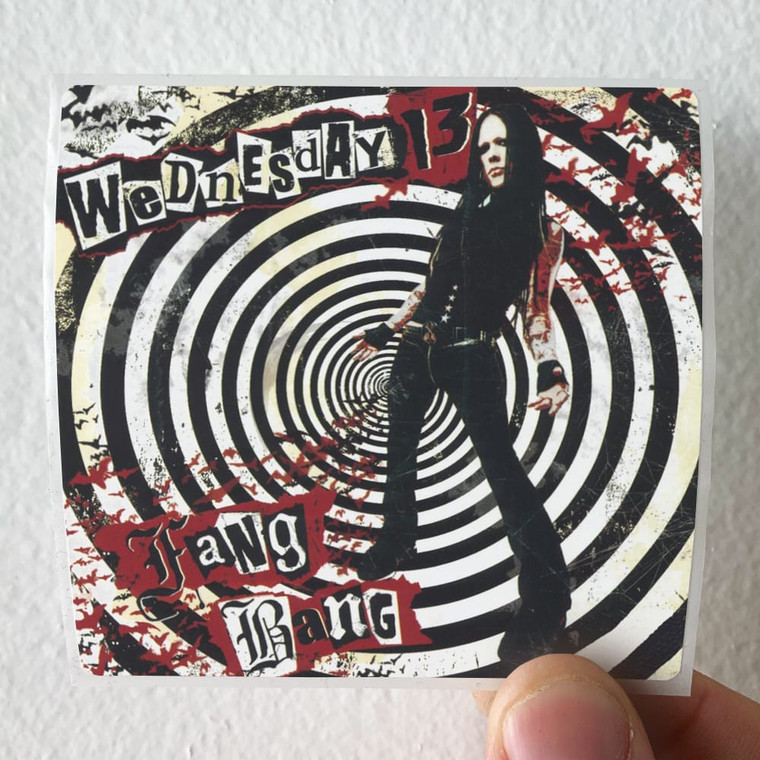 Wednesday 13 Fang Bang 1 Album Cover Sticker